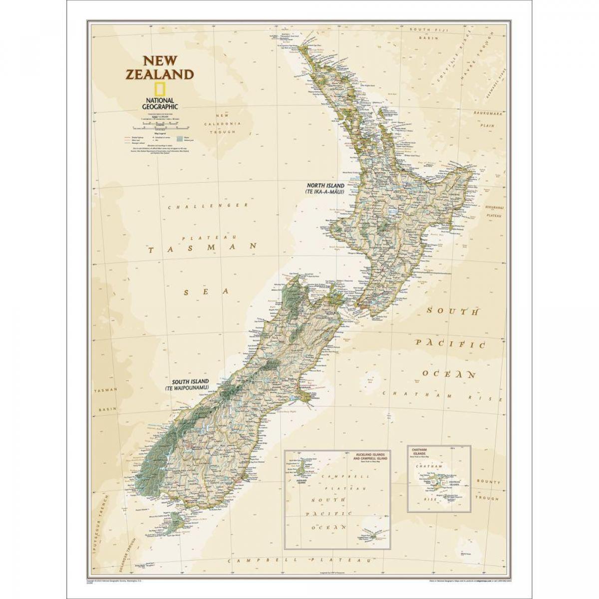 national geographic nya zeeland karta
