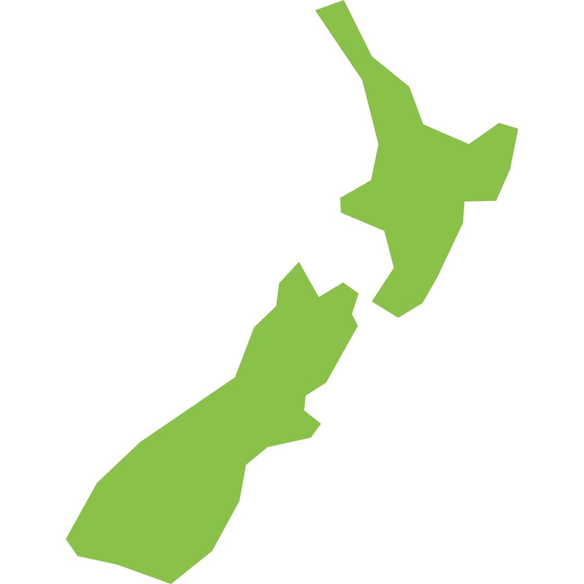 Karta över nya zeeland, png