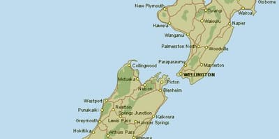 Nya zeeland full karta