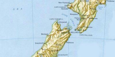 Wellington nya zeeland på kartan